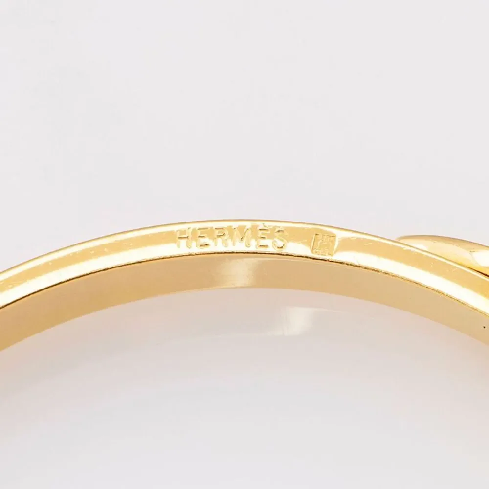 Hermes Lizard Belt Motif Bangle